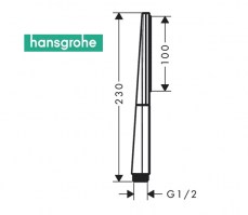 TELEDUCHA RAINFINITY 100 1jet HANSGROHE